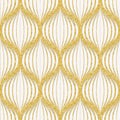 Geometric Gold glittering wavy striped ornament. Golden seamless pattern. Modern stylish textur. Trendy gold glitter texture. Foil Royalty Free Stock Photo