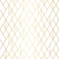 Geometric gold line pattern on white background