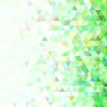Geometric gradient regular triangle background - vector illustration Royalty Free Stock Photo