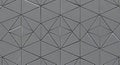 Geometric Gray Tiling Pattern with Hexagonal and Triangular Shapes Royalty Free Stock Photo