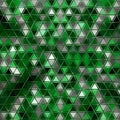 Geometric shining pattern with triangles Royalty Free Stock Photo