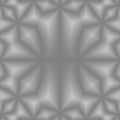 Geometric grey texture with kaleidoscopic abstract elements