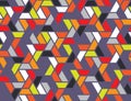 Geometric grid seamless pattern Royalty Free Stock Photo
