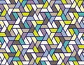 Geometric grid seamless pattern Royalty Free Stock Photo