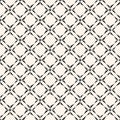 Geometric grid seamless pattern. Vector black and white abstract background Royalty Free Stock Photo
