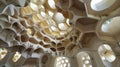 Geometric Harmony: Captivating Honeycomb Structure