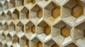 Geometric Harmony: Captivating Honeycomb Structure