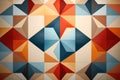 Geometric Harmony Symmetrical geometric shapes - abstract background composition