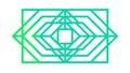 Geometric Hexagon Abstract Pattern Design Element, vector design Generative AI Royalty Free Stock Photo