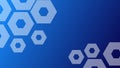 Geometric Hexagon Technology Blue Illustration Background Royalty Free Stock Photo