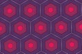 Geometric hexagonal tiles repeating pattern in bold colors
