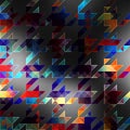 Geometric hounds-tooth pattern Royalty Free Stock Photo