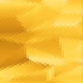 Geometric image. Abstract  background. Colored background. Yellow Hexagons. eps 10 Royalty Free Stock Photo