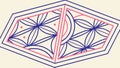 Geometric Interlocking Pattern, Abstract Design Vector Generative AI Royalty Free Stock Photo