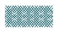 Geometric Interlocking Triangle Pattern in Teal and White, vector design Generative AI Royalty Free Stock Photo