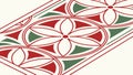 Geometric Intersecting Lines Pattern, vector design Generative AI Royalty Free Stock Photo