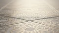 Geometric Islamic Pattern Background with Soft Light and Shallow Depth of Field arabesque Royalty Free Stock Photo