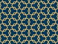 Geometric Islamic Seamless Pattern Royalty Free Stock Photo