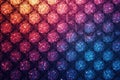Geometric lace pattern, angular lines creating a complex grid , modern, simple Royalty Free Stock Photo
