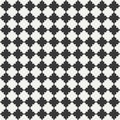 Geometric line monochrome lattice seamless arabic pattern. Royalty Free Stock Photo