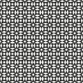 Geometric line monochrome lattice seamless arabic pattern. Royalty Free Stock Photo