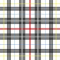 Seamless plaid line pattern design Royalty Free Stock Photo
