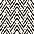 Geometric line seamless pattern. Vector chevron texture. Black and white zigzag Royalty Free Stock Photo