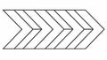 Geometric lines pattern illustration, abstract design element, vector design Generative AI Royalty Free Stock Photo