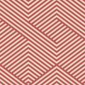 Geometric lines seamless pattern. Retro vector texture with diagonal stripes. Muted red and beige color background Royalty Free Stock Photo
