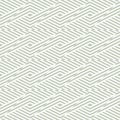 Geometric lines vector seamless pattern. Retro texture with broken stripes Royalty Free Stock Photo