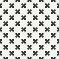 Geometric lmonochrome abstract hipster seamless pattern with cross, plus. Wrapping paper. Scrapbook paper. Tiling Royalty Free Stock Photo