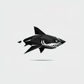 Geometric Low Poly Shark Design Abstract Aquatic Predator Royalty Free Stock Photo