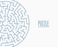 geometric maze puzzle pattern background think logically to solve task Royalty Free Stock Photo