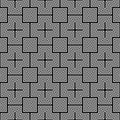 Geometric messy lined seamless pattern
