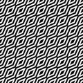 Geometric messy lined seamless pattern