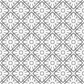 Geometric messy lined seamless pattern