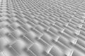 Geometric metallic pattern with reflective blocks for modern design inspirations