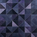 Geometric Minimalism: Navy And Dark Gray Mosaic Tile Pattern
