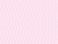 Geometric minimalist white stripe wave line pattern in vertical thick lines on soft pink background. Royalty Free Stock Photo