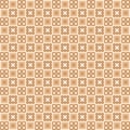 Geometric minimalistic seamless vector pattern. Brown abstract flat scandinavian pattern. Minichrome background.