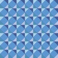 Dizzy blue square geometric pattern