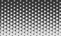 Geometric monochrome seamless pattern with triangles and gradient. Vector abstract texture for background, wallpaper Royalty Free Stock Photo