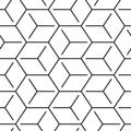 Isometric cube pattern Royalty Free Stock Photo
