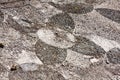 Geometric mosaic in the dressing room of the Csiarii thermal baths