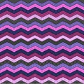 Geometric multicolor chevron or zig zag, seamless tribal pattern