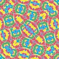 Geometric Multicolored Seamless Pattern Royalty Free Stock Photo