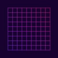 Geometric Neon Grid Pattern. Glitch Effect. Futuristic Abstract Background of Retro 80s, 90s Style. Retrowave, Synthwave Royalty Free Stock Photo
