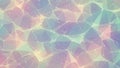Geometric network of interconnected triangles and dots with a pastel gradient and subtle sparkle Royalty Free Stock Photo