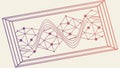 Geometric Network Visualization, Data Connectivity Abstract, Tech, vector design Generative AI Royalty Free Stock Photo