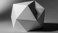 Flat, triangular surfaces forming a polyhedron, possibly a dode Royalty Free Stock Photo